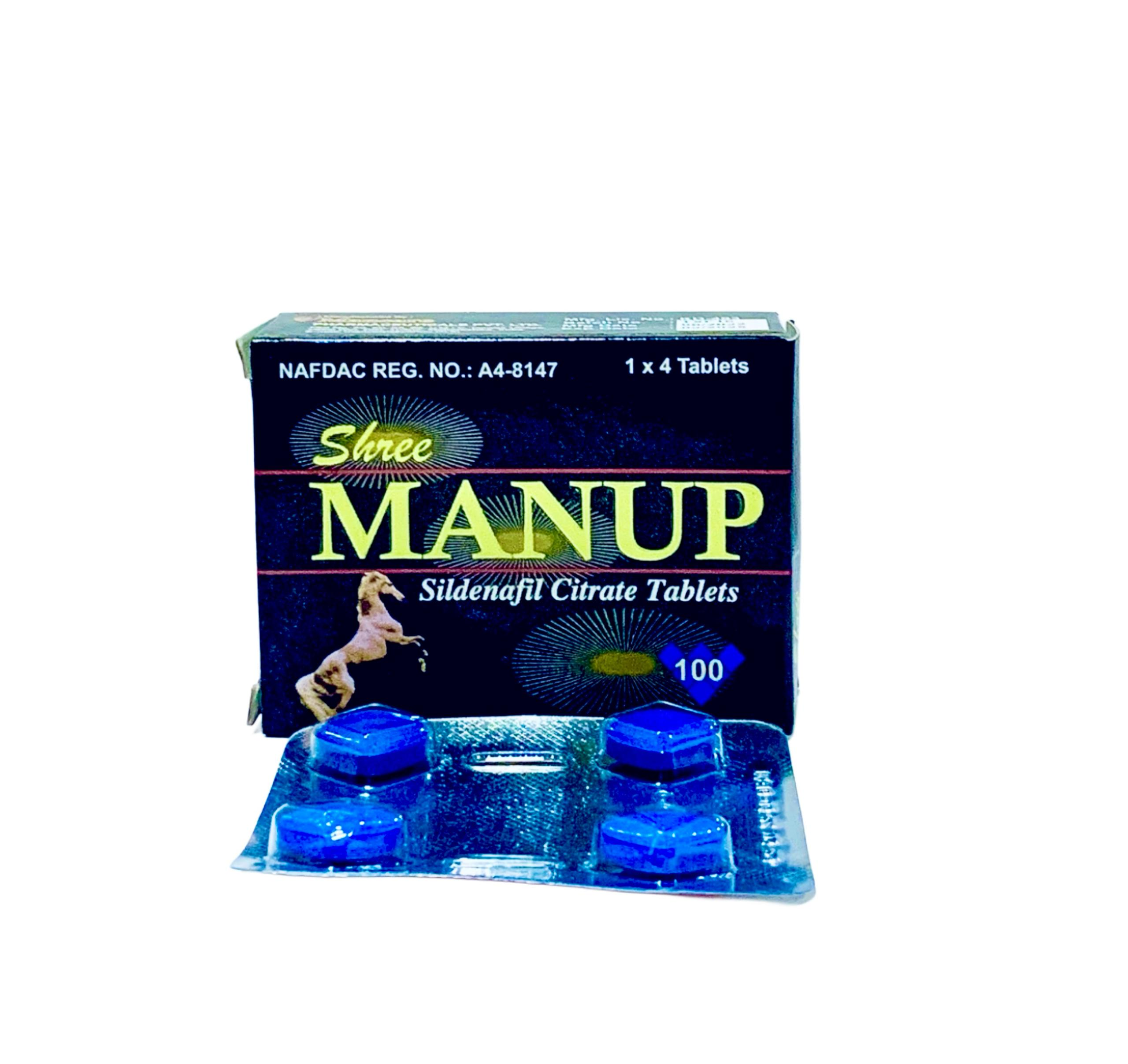 ManUp Tablet 100mg (Sildenafil) x4
