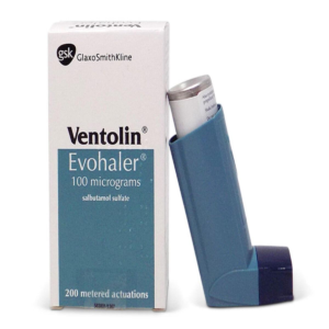 Ventolin inhaler 200  doses  (100 micrograms)